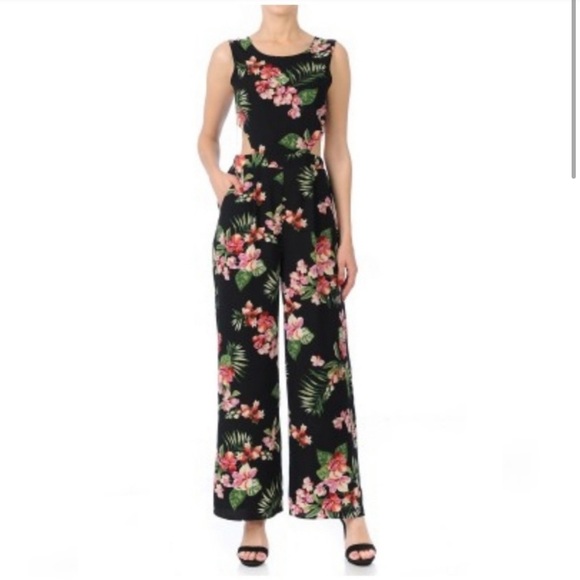 Pants - SUMMER 🌴 Ambiance Floral Jumpsuit